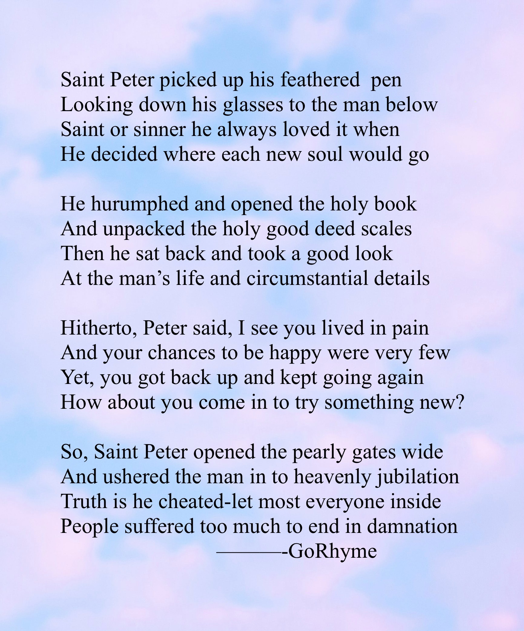 Poetry by Kelly Gray